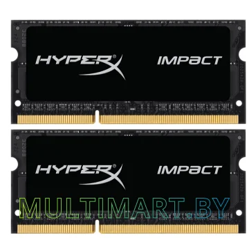 Оперативная память HyperX Impact 2x8GB KIT DDR3 SO-DIMM PC3-12800 (HX316LS9IBK2/16)